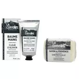 Набор из крема для рук и мыла «Жимолость»