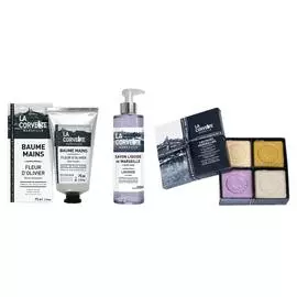 Набор из крема для рук, жидкого и 4 твердых мыл «Большой Мистраль»