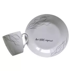 Набор посуды из 2 предметов