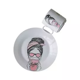 Набор посуды из 2 предметов