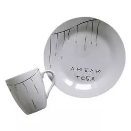 Набор посуды из 2 предметов