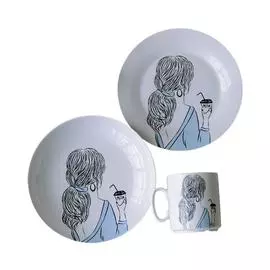 Набор посуды из 3 предметов