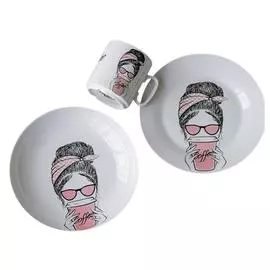 Набор посуды из 3 предметов