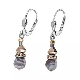 Серьги "Brown-Grey"