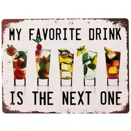 Жестяная табличка