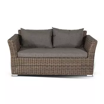 Диван двухместный 4SiS Капучино графитовый