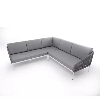 Диван модульный Канны 4SiS светло-серый