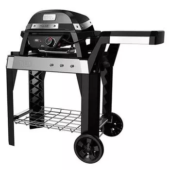 Электрический гриль Weber Pulse 1000 с тележкой темно-серый