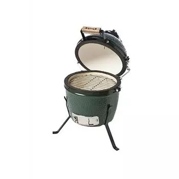 Керамический гриль Big Green Egg Mini зеленый 25 см