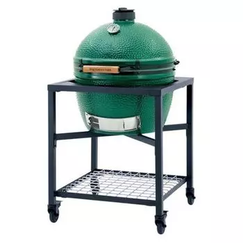 Керамический гриль Big Green Egg XL на модульной подставке зеленый 61см