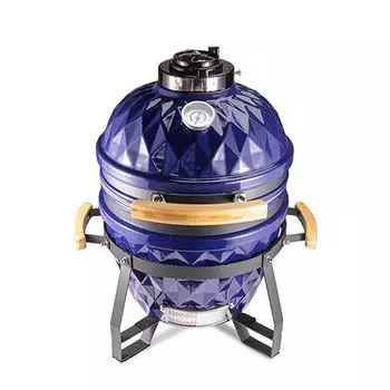 Керамический гриль Diamond Egg S синий