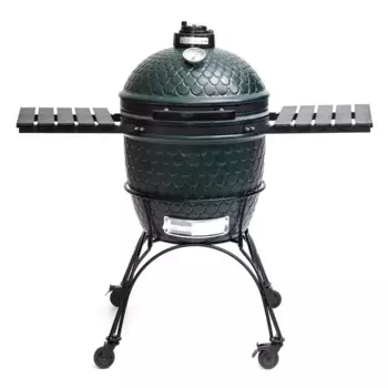 Керамический угольный гриль DinoEgg Standart Green