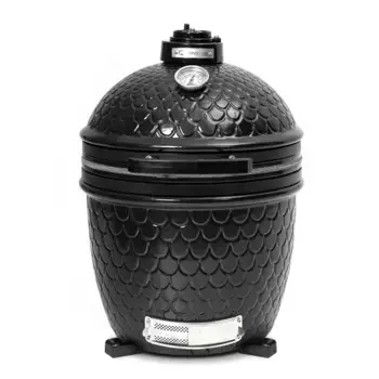 Керамический угольный гриль DinoEgg Standart Stand Alone Black