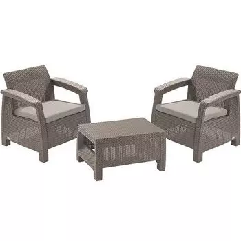 Комплект мебели Keter Corfu Weekend капучино