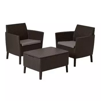Комплект мебели Keter Salemo balcony set коричневый