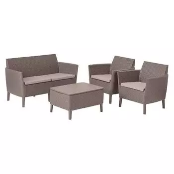 Комплект мебели Keter Salemo set капучино