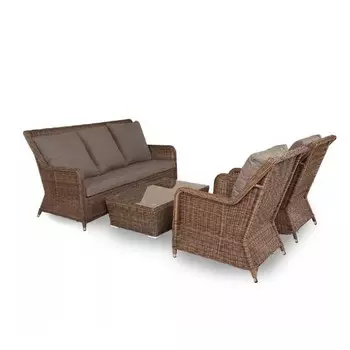 Лаунж зона 4SiS Гляссе коричневый