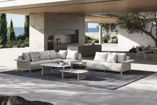 Лаунж зона 4SiS Мальдивы соломенный