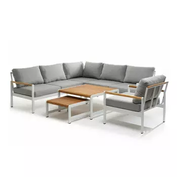 Лаунж зона из алюминия MAYA M белая