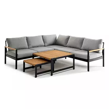 Лаунж зона из алюминия MAYA темно-серый графит