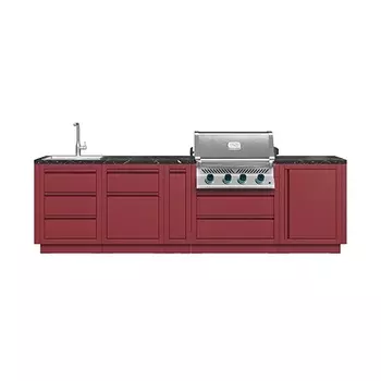 Модульная гриль-кухня Napoleon Oasis 500 красная красный