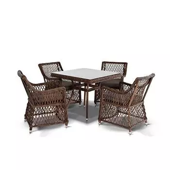 Обеденная группа 4SiS Айриш коричневый