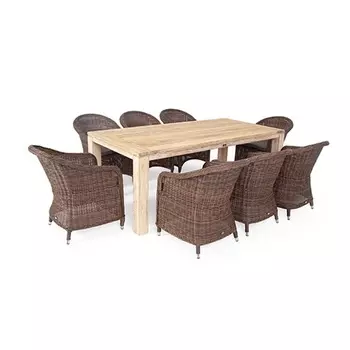 Обеденная группа 4SiS Арбаро С коричневый