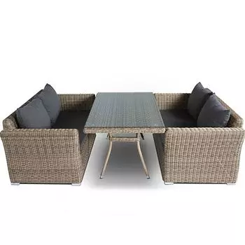 Обеденная группа 4SiS Мокко соломенный