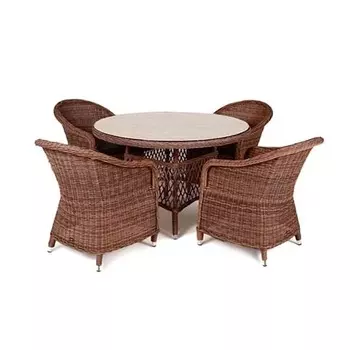 Обеденная группа 4SiS Равенна коричневый