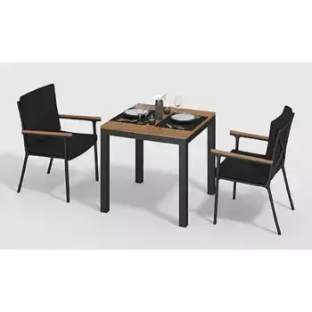 Обеденная группа Gardenini Bella черный S