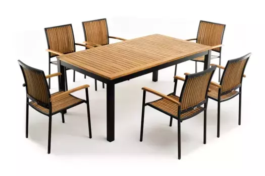 Обеденная группа из алюминия LONDON