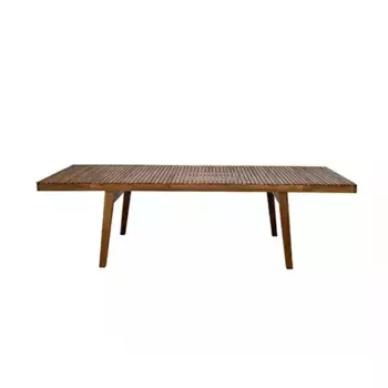 Обеденный стол из акации MONA раздвижной 179/263 см