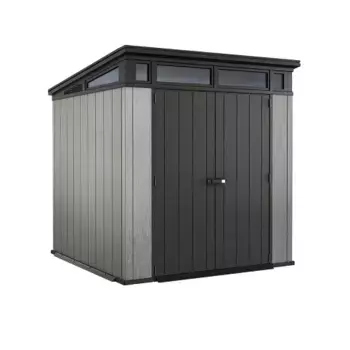 Пластиковый сарай Keter Artisan 7x7 серый