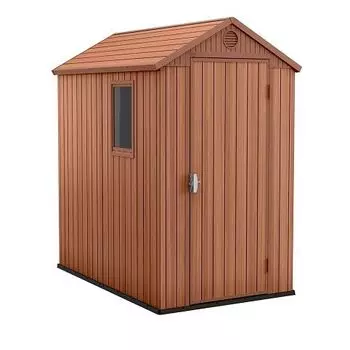 Пластиковый сарай Keter Darwin 4*6 коричневый