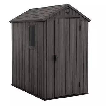 Пластиковый сарай Keter Darwin 4*6 серый