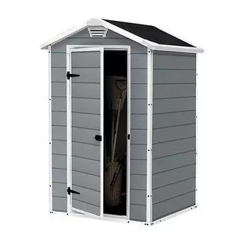 Пластиковый сарай Keter Manor 4*3 серый