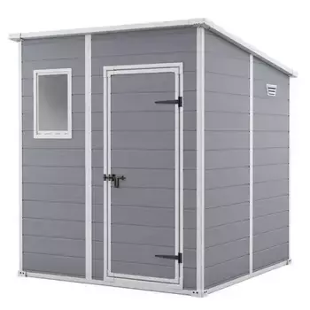 Пластиковый сарай Keter Manor Penthouse 6*6 серый