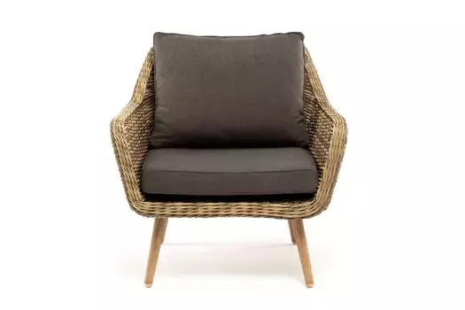 "Прованс" кресло из искусственного ротанга, цвет соломенный