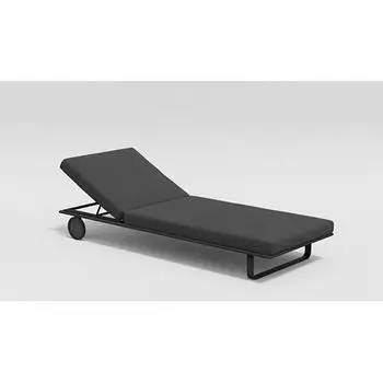 Шезлонг Gardenini Hacienda карбон антрацит