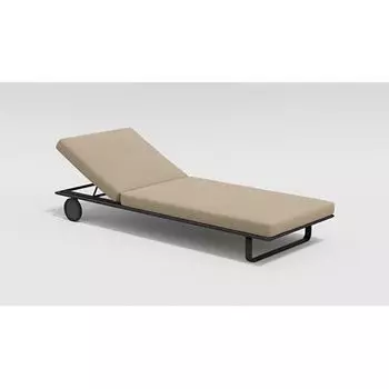 Шезлонг Gardenini Hacienda карбон бежевый