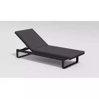 Шезлонг Gardenini Vilino карбон антрацит