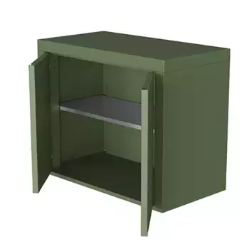 Шкаф навесной с распашными дверцами 700 зеленый