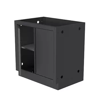 Шкаф навесной с распашными дверцами 900 черный