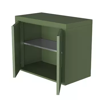 Шкаф навесной с распашными дверцами 900 зеленый