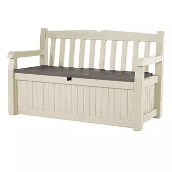 Скамья-сундук Keter Eden Garden Bench 265L бежевый