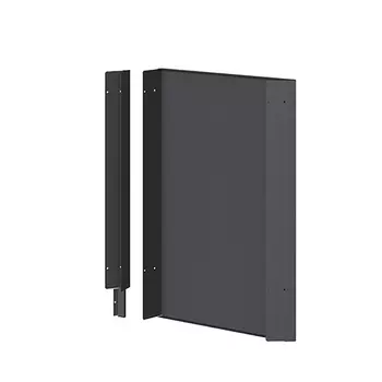 Соединительная панель перехода на угол 45 черная