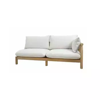 Софа из тика BUNGALOW 2-х местная с левым подлоктником