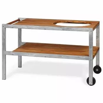 Стол из тика и нержавеющей стали Monolith LeChef