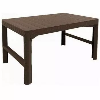 Стол Keter Lyon rattan table коричневый