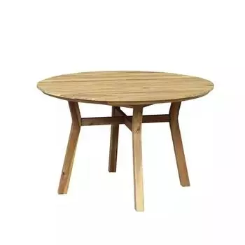 Стол садовый обеденный из акации Joygarden MODENA круглый 116 см